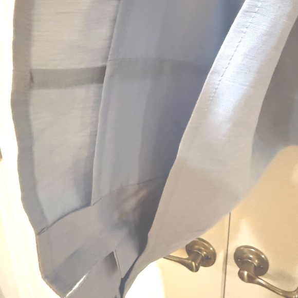 J.Crew NWT Stretch viscose/linen blend button front lined mini dress sz 16 BK977 - Picture 11 of 11